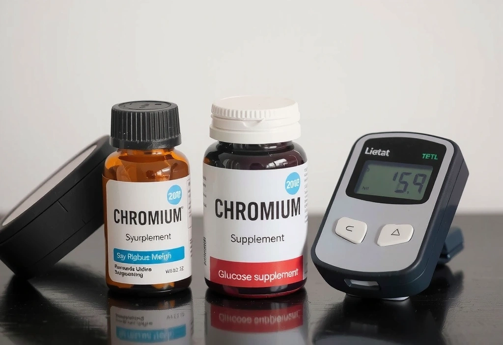 Chromium supplement with blood sugar monitoring